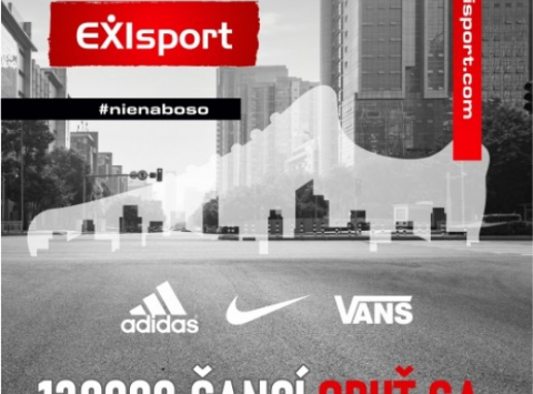 V EXIsporte máte 130 000 šancí obuť sa moderne a štýlovo!