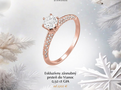 Chcete stihnúť kúpiť zásnubný prsteň do Vianoc? Vieme vám pomôcť.