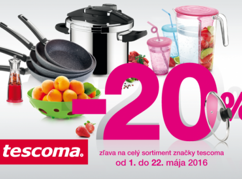 Akcia -20% na celý sortiment Tescoma