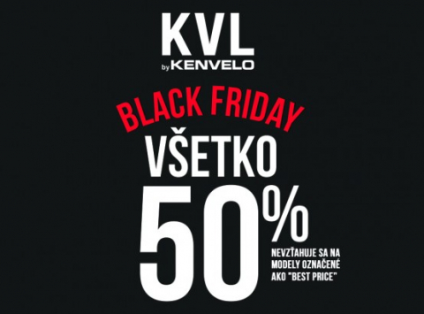 Black Friday – 50 % v KVL