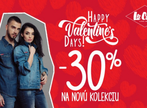 Akcia Valentín -30% v LeeCooper