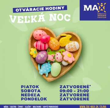 Otváracie hodiny počas Veľkej noci