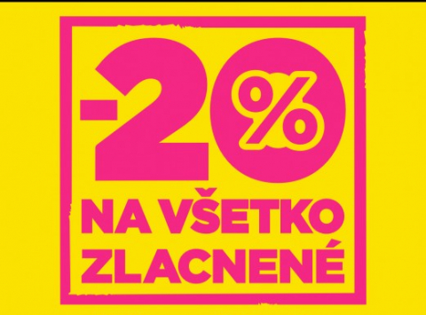 MEGA ZĽAVA: - 20 % NA VŠETKO UŽ ZLACNENÉ V ALPINE PRO!