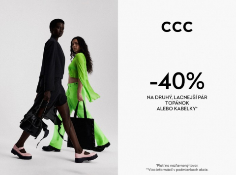 Topánky na jeseň a k ním štýlová kabelka v predajni CCC so zľavou -40%