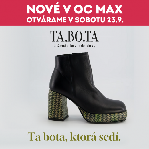 Otvorili sme novú prevádzku TA.BO.TA
